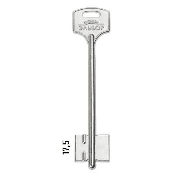 Заготовка дверного ключа Эльбор-20 ELB20D 116*22*17,5мм