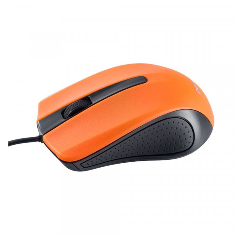 Мышь проводная PERFEO Rainbow черно-оранжевый