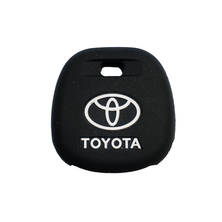 Чехол силиконовый невыкидного ключа TOYOTA под чип (с лого)