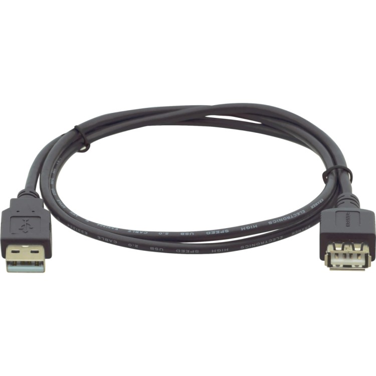 Кабель USB-A 2.0 вилка-розетка, 0,9 м Kramer C-USB/AAE-3