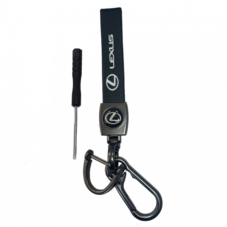 Ремешок кожаный LEXUS с карабином